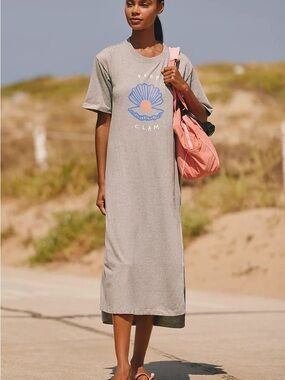 Celandine x Jordan Nickson White Cotton Maxi Dress